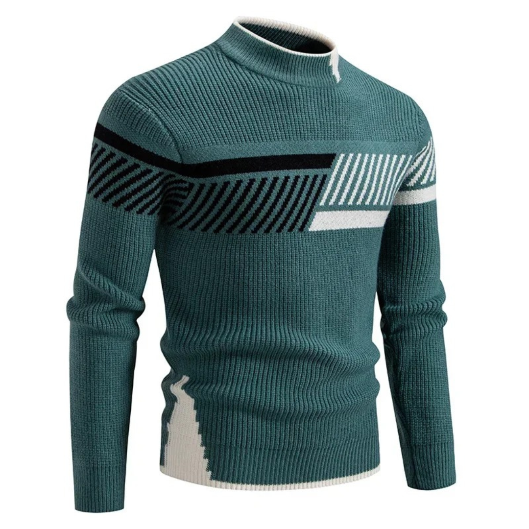 Eleganter Pullover – Gestrickter Herrenpullover mit Rundhalsausschnitt und Zeitloser Ausstrahlung
