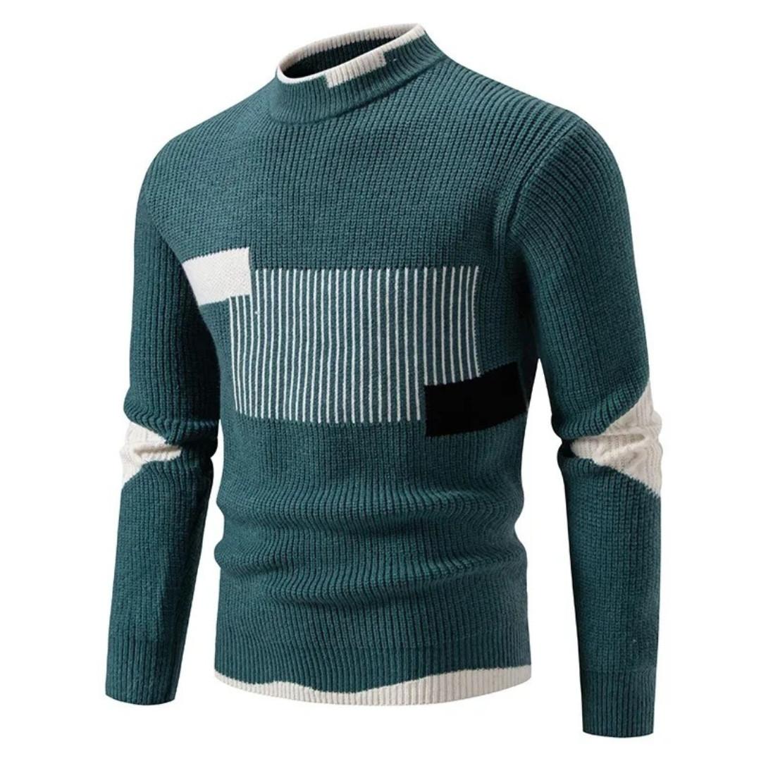 Eleganter Pullover – Gestrickter Herrenpullover mit Rundhalsausschnitt und Zeitloser Ausstrahlung