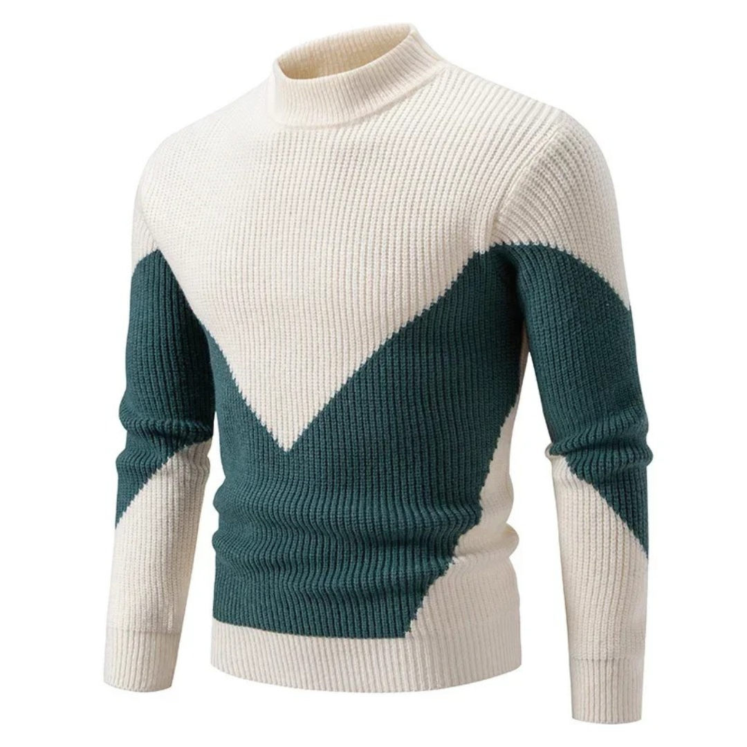 Eleganter Pullover – Gestrickter Herrenpullover mit Rundhalsausschnitt und Zeitloser Ausstrahlung