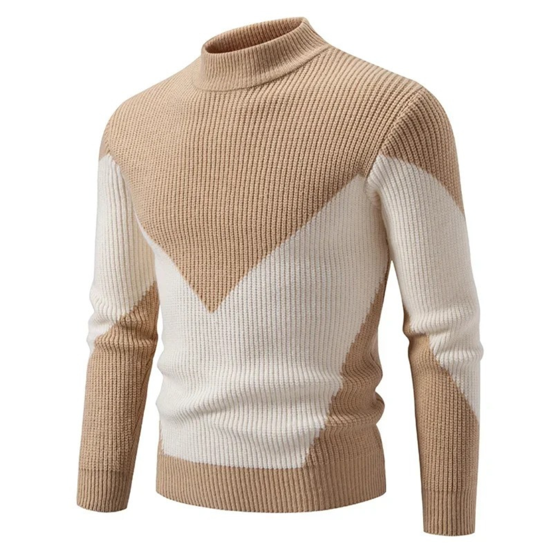 Eleganter Pullover – Gestrickter Herrenpullover mit Rundhalsausschnitt und Zeitloser Ausstrahlung