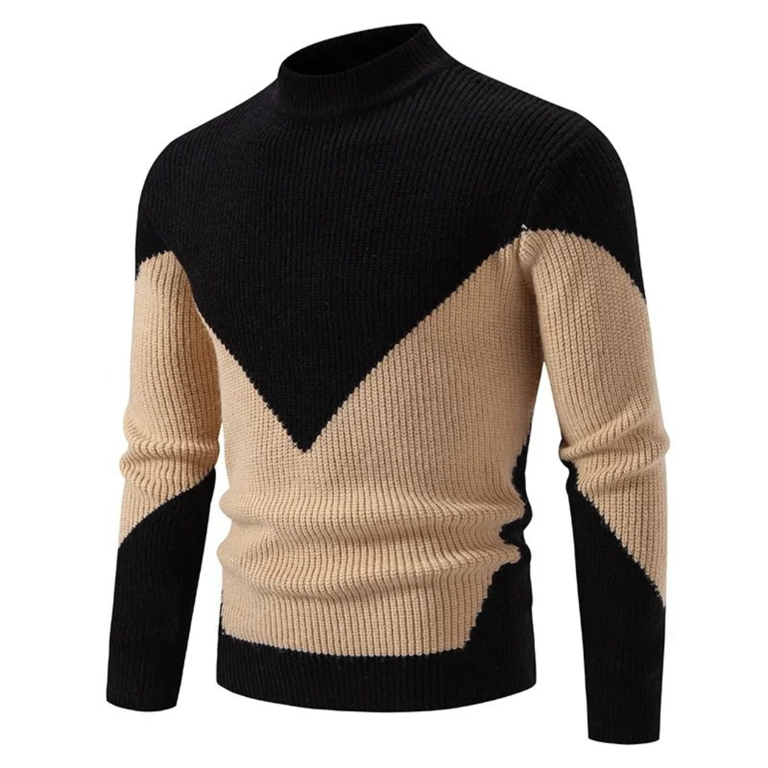 Eleganter Pullover – Gestrickter Herrenpullover mit Rundhalsausschnitt und Zeitloser Ausstrahlung
