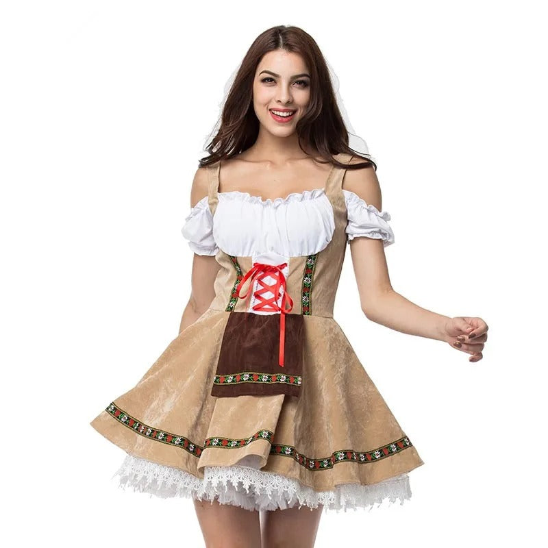 Melzano Herdanza Alpina – Traxe tradicional de Oktoberfest para mulleres e homes