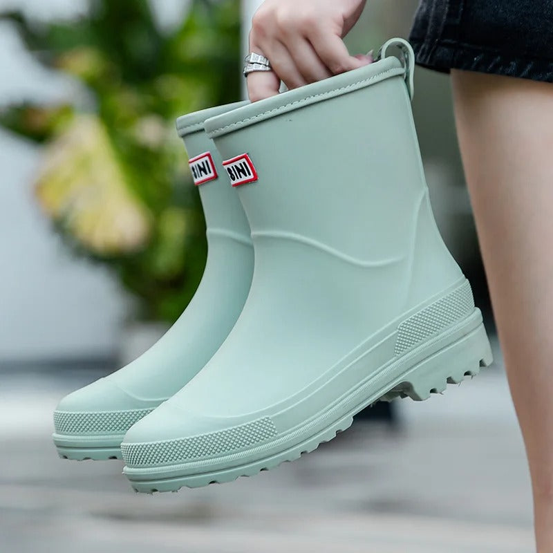 AquaStride 2.0 | Waterproof rubber boots with half shaft for women
