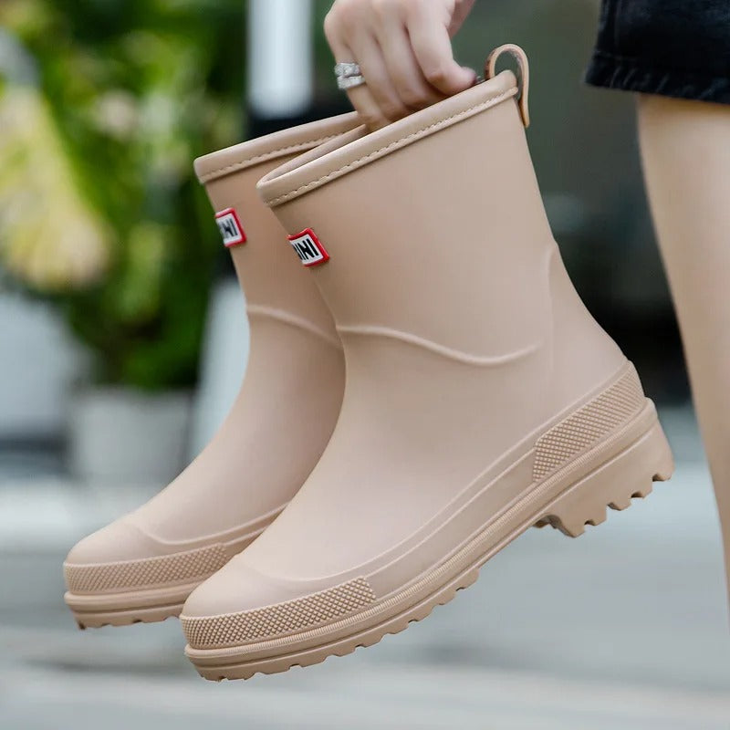 AquaStride 2.0 | Waterproof rubber boots with half shaft for women