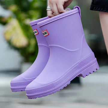 AquaStride 2.0 | Waterproof rubber boots with half shaft for women