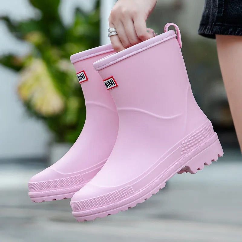 AquaStride 2.0 | Waterproof rubber boots with half shaft for women