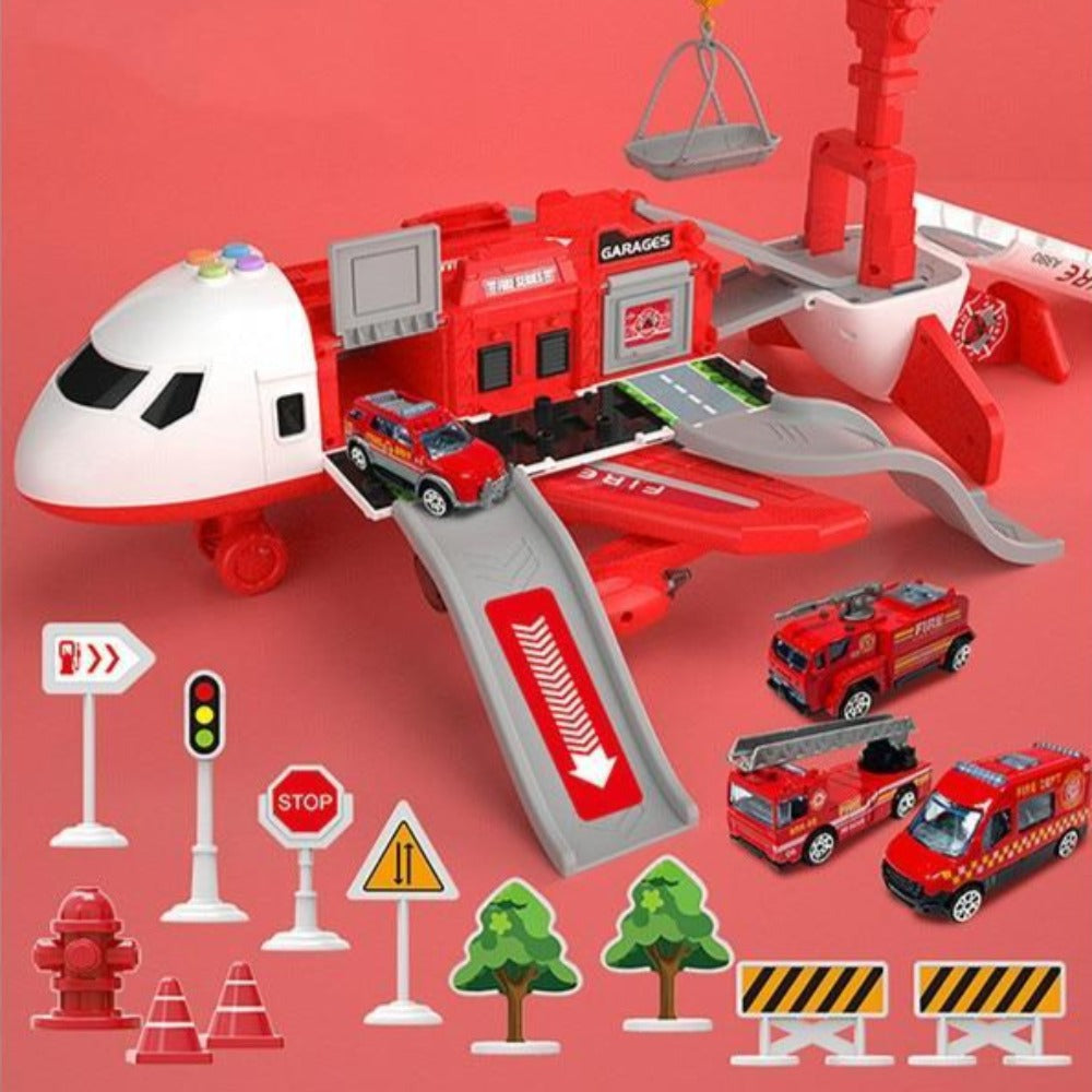 SkyExplorer Avontuur Vliegtuig Speelset – 20-delig voor Kinderen 3+