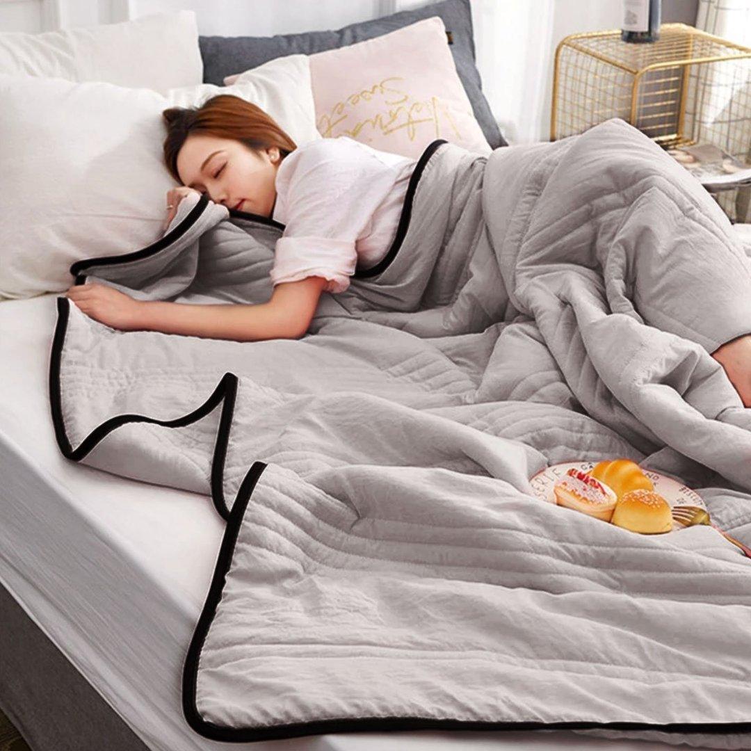ZomerZacht manta de enfriamiento de confort para noches refrescantemente frescas