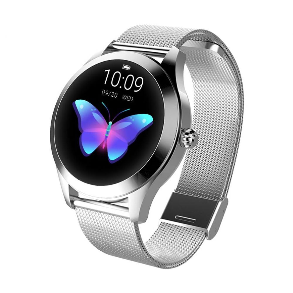 Smart Gold Dames Smartwatch – Stijlvol, Slim en Roestvrij Staal